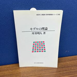 K0319 モデルの理論　坪井明人　倉田令二朗監修【数学基礎論シリーズ3巻】　河合文化教育研究所　1997年2月25日第1刷