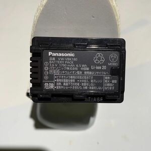 Panasonic パナソニック 純正　バッテリー　VW-VBK180 PSEマーク有