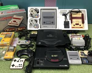 ゲーム機 本体 コントローラ 他 まとめて ファミコン スーファミ メガドライブ ネオジオ ポケモン ポケットプリンタ 任天堂 SEGA ジャンク