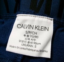 新品★CALVIN KLEIN★カルバンクライン★スウェット パンツ★USサイズS★ストレッチ★ブルー_画像5