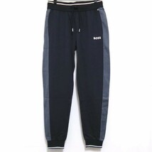 新品★HUGO BOSS★ヒューゴボス★パンツ★インポートサイズM★ネイビー★ジャージ★ラウンジウェア_画像1