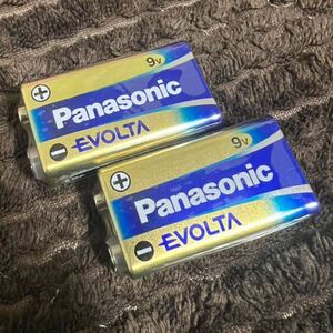 送料無料！パナソニック エボルタ 9v 電池 2個セット　Panasonic EVOLTA