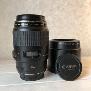 美品★Canon EF 100mm F2.8 Macro USM★キャノンEF100マクロ