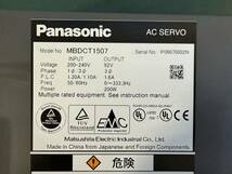 ACサーボ ACSD-23 Panasonic パナソニック AC SERVO MBDCT1507(2個)(Made in Japan)_画像4