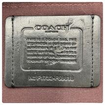 1円【極美品】COACH コーチ メンズ トートバッグ ハンド A4サイズ収納 肩掛け レザー 本革 チャーム レディース ブラック 会社 ビジネス_画像9