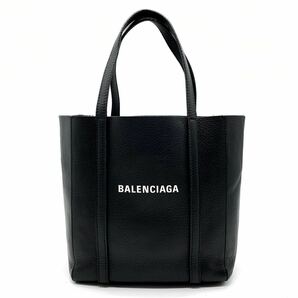 1円【最高級】BALENCIAGA バレンシアガ 2way ショルダーバッグ トート ハンド エブリデイ XXS レザー 本革 ブラック メンズ レディースの画像2