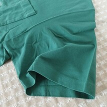 1点のみ●未使用 タグ uniqlo ユニクロ 5分袖 オーバーサイズ ポケツキ Tシャツ 大きい xxl メンズ green 胸ポケ●色size違い有● 送料無料_画像8