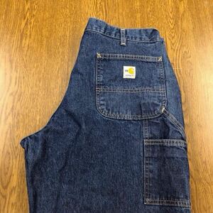 【FC278】Carhartt W38 L30 デニムペインターパンツ ワークパンツ メンズブランド古着 カーハート 送料無料