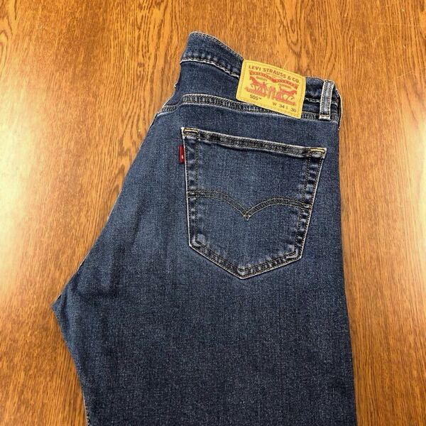 【FC060】Levi's 505 W34 L30 色落ち加工 ジーンズ ジーパン デニムパンツ ストレッチ生地 メンズブランド古着 リーバイス505 送料無料