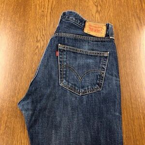 【FC065】Levi's 501 W33 L32 定番ストレート 色落ち加工 ジーンズ ジーパン デニムパンツ メンズブランド古着 リーバイス501 送料無料