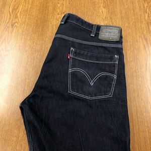 【FC095】Levi's 569 W42 L32 大きいサイズ ビッグサイズ 色落ち加工 ジーンズ ジーパン デニムパンツ ブランド古着 リーバイス569送料無料