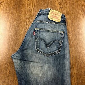 【FC162】Levi's 501 W32 L32 定番ストレート 色落ち加工 ジーンズ ジーパン デニムパンツ メンズブランド古着 リーバイス501 送料無料