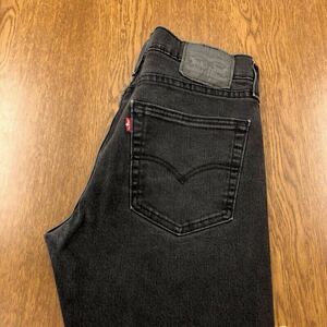 【FC228】Levi's 502 W32 L32 ブラック ジーンズ ジーパン デニムパンツ ストレッチ生地 黒色 メンズブランド古着 リーバイス502 送料無料