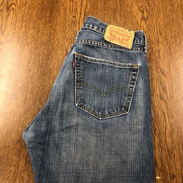 【FC231】Levi's 505 W32 L32 色落ち加工 オーバーダイ ジーンズ ジーパン デニムパンツ メンズブランド古着 リーバイス505 送料無料