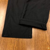 【FC372】Levi's 505 W32 L32 薄地 カラーパンツ ブラック 黒色 ストレッチ生地 メンズブランド古着 リーバイス505 送料無料_画像5