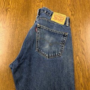 【FC398】Levi's 505 W35 L30 ジーンズ ジーパン デニムパンツ メンズブランド古着 リーバイス505 ボタン裏刻印3757 送料無料