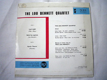USED■The Lou Bennett Quartet「Last Night」フランス盤1961年RCA76.513■french jazzオリジナル"7made in france◇B/_画像2