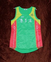 強光沢 新品 女子Lサイズ 陸上 ユニフォーム nishi 部活 高校 中学 ニシスポーツ ランパン ランシャツ ブルマ レーシングショーツ_画像5