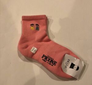 【PICONE ピッコーネ】アルチビオ刺繍 ソックス 靴下 ピンク レディース 新品未使用