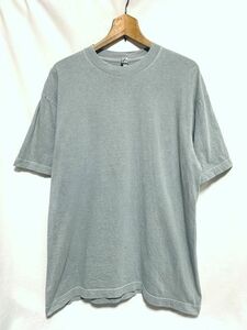 ★USA製　LOS ANGELES APPAREL ロサンゼルスアパレル　6.5oz GARMENT DYE CREW NECK T-SHIRT ライトグレー製品染め クルーネックTシャツ M