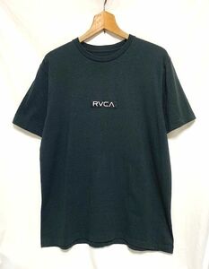 ☆美品　RVCA ルーカ　ロゴワッペン オーバーサイズTシャツ ブラック S