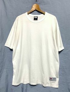 ☆20SS 美品　FTC エフティーシー　ATHLETIC TEE 6.5oz ワイドシルエットTシャツ 日本製 ホワイト L