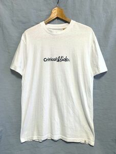 ★美品　Critical Slide TCSS　ロゴプリント クルーネックTシャツ ホワイト M