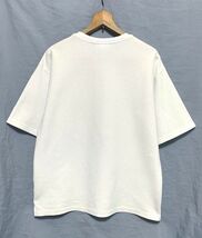 ★21SS 美品　LACOSTE × BEAUTY&YOUTH 別注　1 TONE Tee ワニワッペン カノコ生地 オーバーサイズTシャツ ホワイト M_画像4