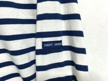 ★フランス製 美品　SAINT JAMES セントジェームス　OUESSANT ウェッソン　マリンボーダー ロングスリーブＴシャツ FR4 M_画像3