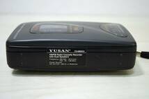 YUSAN AM/FM ラジオ カセットレコーダー YS-6882KA 動作品／検索用 アンティーク レトロ【03069】_画像7