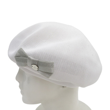 【新品】LANVIN SPORT ランバン スポール ベレー帽 ホワイト系 F [240101141303] ゴルフウェア_画像2