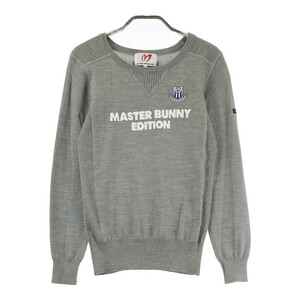 MASTER BUNNY EDITION マスターバニーエディション ニット セーター グレー系 2 [240101145874] ゴルフウェア レディース