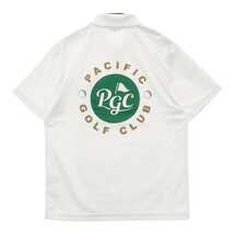 PACIFIC GOLF CLUB　パシフィック ゴルフクラブ 半袖ポロシャツ ホワイト系 S [240101147017] ゴルフウェア メンズ_画像2