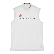 PEARLY GATES パーリーゲイツ ノースリーブハイネックTシャツ ホワイト系 2 [240101044144] ゴルフウェア レディース_画像1