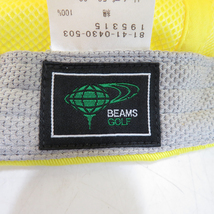 BEAMS GOLF ビームスゴルフ キャップ イエロー系 58-60cm [240101146350] ゴルフウェア_画像6