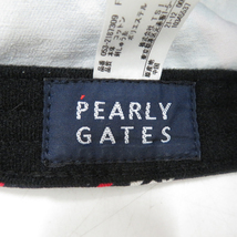 PEARLY GATES パーリーゲイツ キャップ ハート柄 ブラック系 FR [240101147116] ゴルフウェア_画像5