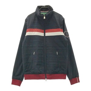 【1円】TOMMY HILFIGER GOLF トミー ヒルフィガーゴルフ 2WAY 中綿ジャケット ネイビー系 LL [240101134333] メンズ