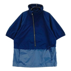 【1円】MUNSING WEAR マンシングウェア MGWQJK50 裏メッシュ ハーフジップ 半袖ブルゾン ネイビー系 M [240101136132] レディース