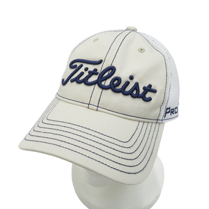 TITLEIST タイトリスト ×フットジョイ メッシュキャップ ベージュ系 [240101047363] ゴルフウェア