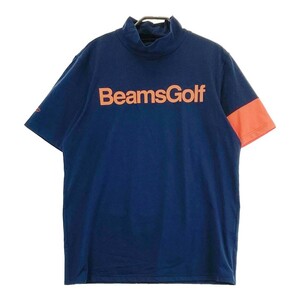 BEAMS GOLF ビームスゴルフ ハイネック 半袖Tシャツ ネイビー系 M [240101031331] ゴルフウェア メンズ