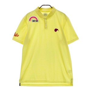 PALMS&CO KIWI&CO パームスアンドコー キウィアンドコー × BEAMS GOLF 襟付き 半袖Tシャツ イエロー系 L [240101143548] ゴルフウェア