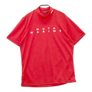 MUTA MARINE ムータマリン ハイネック 半袖Tシャツ レッド系 5 [240003000383] ゴルフウェア メンズ