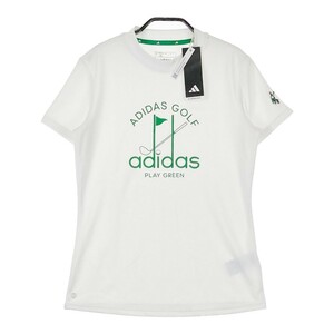 【新品】ADIDAS GOLF アディダスゴルフ 半袖Tシャツ ホワイト系 M [240101056465] ゴルフウェア レディース