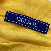 DELSOL デルソル ハイネック 半袖Tシャツ イエロー系 L [240101042574] ゴルフウェア レディース_画像3