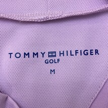 TOMMY HILFIGER GOLF トミー ヒルフィガーゴルフ ハイネック 半袖Tシャツ パープル系 M [240101119457] ゴルフウェア レディース_画像3