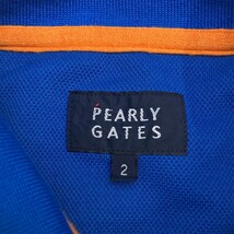 PEARLY GATES パーリーゲイツ ノースリーブポロシャツ ブルー系 2 [240101032419] ゴルフウェア レディース_画像3