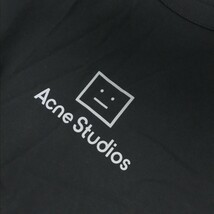 ACNE studios アクネストゥディオズ 半袖Tシャツ フェイス ブラック系 S [240101036751] メンズ_画像3