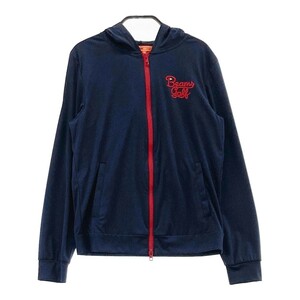 【1円】BEAMS GOLF ビームスゴルフ フード付き 長袖 ナイロンジャケット ネイビー系 M [240101026870] レディース