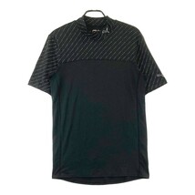 PUMA GOLF プーマゴルフ ハイネック 半袖Tシャツ ブラック系 XO [240101012092] ゴルフウェア メンズ_画像1