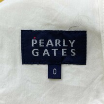 【1円】PEARLY GATES パーリーゲイツ 055-234042 裏起毛 スカート 総柄 イエロー系 0 [240101121233] レディース_画像4
